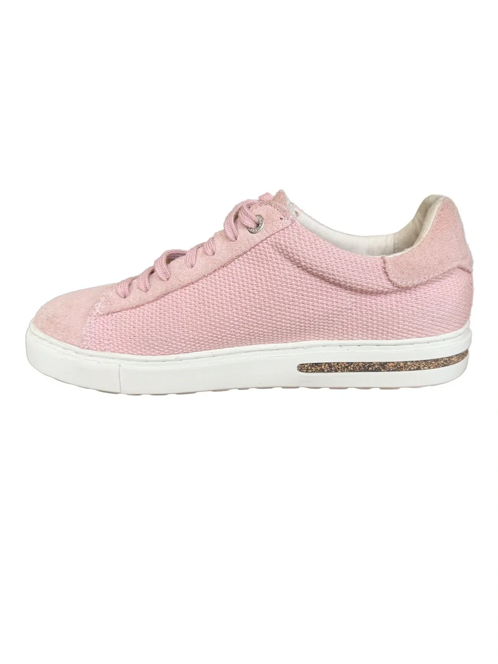 Birkenstock Bend Low Canvas Suede Sneakers Soft Pink EU 39 US 8-8.5